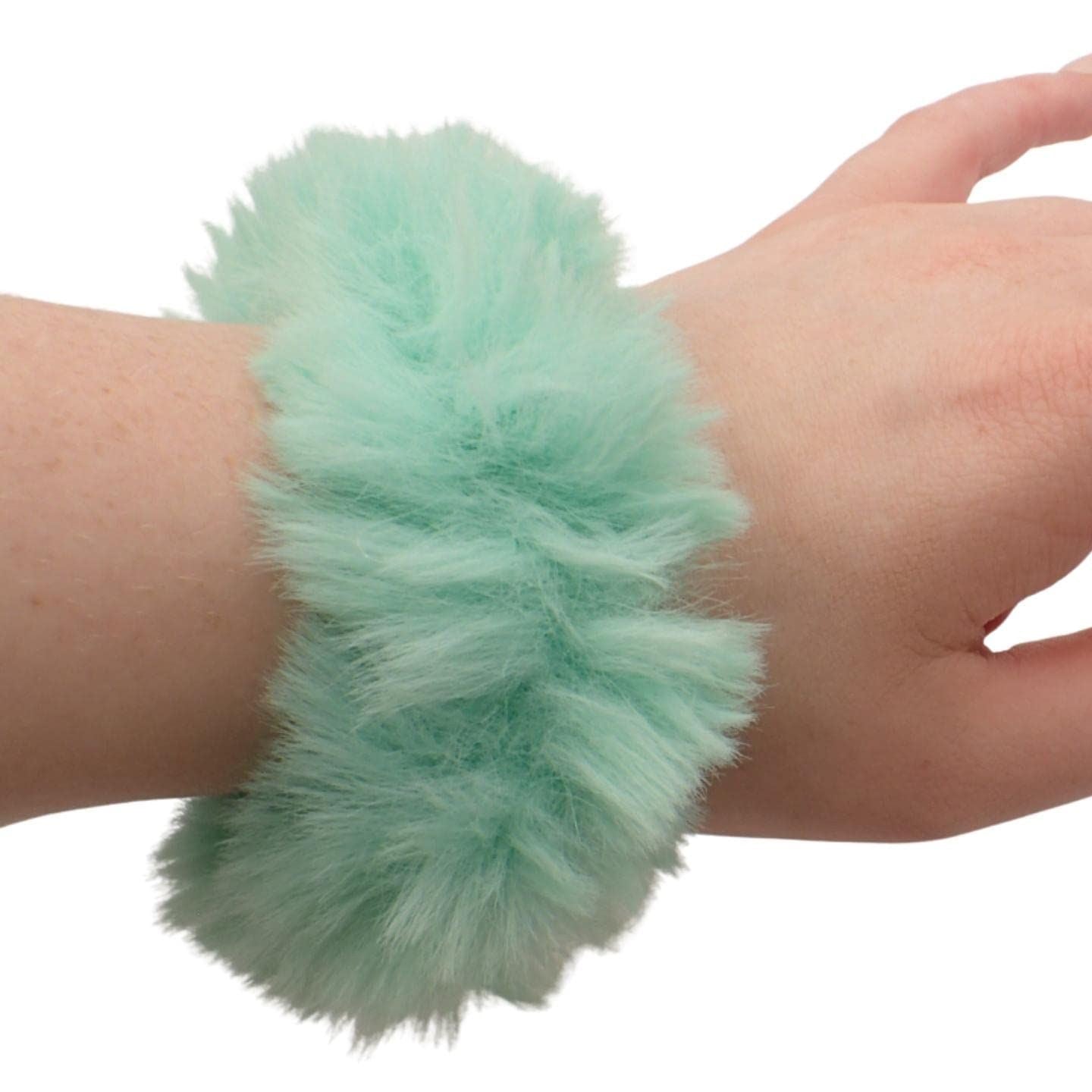 Super Fluffy Faux Fur Scrunchie, Medium Size Scrunchie for Thick & Thin Hair for Women & Girls, Pretty Hair, Hair Tie, Hair Bobbles, Fluffy Scrunchies, Ponytail Holder